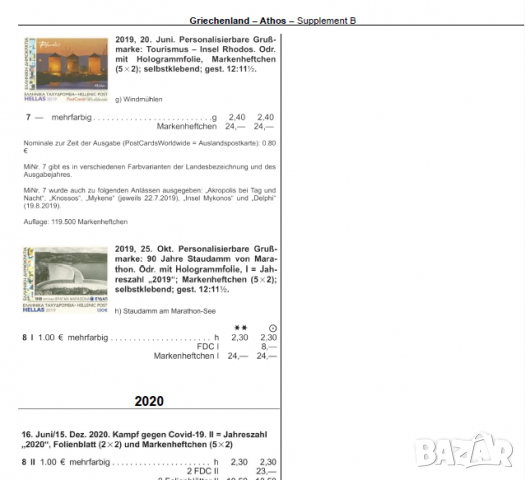 От Михел 10 каталога(компилации)2021/22 за държави от Европа (на DVD), снимка 6 - Филателия - 36540191