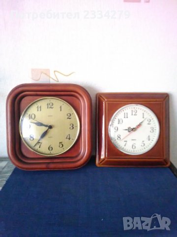 Стенни часовници,стари немски и аржентински, дървен порцеланов., снимка 1 - Стенни часовници - 34187790