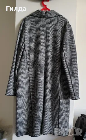 Faber палто 100% вълна L / XL, снимка 6 - Палта, манта - 47413892