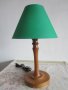 Настолна лампа със стойка от стругован бук - 3