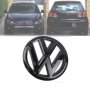 задна емблема черен гланц за VW Golf 6 MK6 110mm, снимка 1