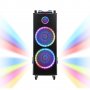 Двойна тонколона 2000W – 2 x 12″ говорители, цветни светлини NDR-1222  Код на продукт: TS6142, снимка 2
