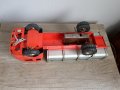 Голяма механична ламаринена играчка самосвал JOUSTRA 1958г, снимка 13