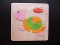 Дървен пъзел костенурка най-малките играчка нинджа Франклин, снимка 1 - Игри и пъзели - 37164275