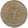 Western Africa(BCEAO)-10 Francs-1966-KM# 1a, снимка 2