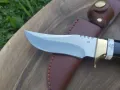 Висококачествен ловен нож стомана D2 с кожена кания,LN406, снимка 7