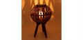Декоративен фенер, плетен с поставка за чаена свещ,  Automat, снимка 2