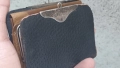 Сребро 925, кожа, Портфейл, Арт Деко, Бирмингам, портфейл, Англия , снимка 5