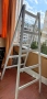 УПОТРЕБЯВАНА дървена стълба, тип „бояджийска“, дължина на рамо 1,98 м, от бял бор цена 60лв., снимка 2