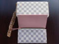 Дамска чанта LOUIS VUITTON Pochette Félicie Damier Azur Луи Витон, снимка 3