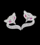 Pre order Сребърни обеци лисици,колекция,"Animals"/нови, снимка 2