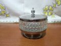 Руска кристална кутия захарница, снимка 7
