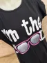 Дамска тениска с принт I'm the cool, снимка 2