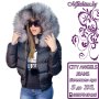 Дамски якета с естествен пух, City Angels Jeans от XS до 3XL, снимка 5