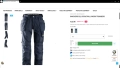Snickers 3211 Cooltwill Work Trouser размер 52 / L работен панталон W4-409, снимка 2