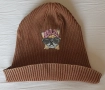 Дамска кафява шапка с емблема кученце , снимка 1