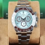 Rolex Daytona 126506 Platinum Ice Blue Diamond Baguette Dial часовник, снимка 1
