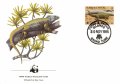 Търк и Кайкос 1986 - 4 броя FDC Комплектна серия - WWF, снимка 1