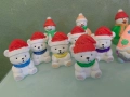 Ръчно изработени коледни керамични фигурки , снимка 2