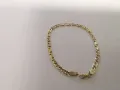 Златна гривна плътна 1, снимка 1