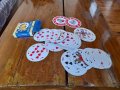 Стари кръгли карти за игра, снимка 5