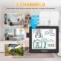Bluetooth и Wifi  метеорологична станция  с външен сензор LEVIPE, снимка 6