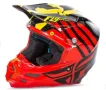 Шок цена!!! fly racing f2 zoom blue red hi-vis каска крос мотор мото к, снимка 5