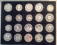 Колекция сребро 1963-1990 62 бр, снимка 5