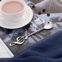 Метална лъжица ключ сол за кафе , чай , снимка 1 - Прибори за хранене, готвене и сервиране - 28673653