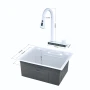 Бяла мултифункционална кухненска мивка 50см, снимка 11