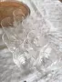 Стъклен гравиран поднос с ракиени стъклени чаши(НОВИ), снимка 4