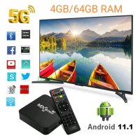 Промо █▬█ █ ▀█▀ Нови 4K Android TV Box 8GB 128GB MXQ PRO Android TV 11 /9 wifi play store, netflix , снимка 13 - Приемници и антени - 39361588