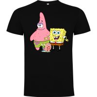 Нова детска тениска със Спондж боб (SpongeBob), Патрик и Гари , снимка 1 - Детски тениски и потници - 43950050
