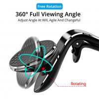 360° Универсална Магнитна стойка за телефон за автомобил-кола , снимка 7 - Аксесоари и консумативи - 28725999