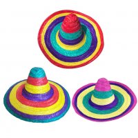 3108 Цветна мексиканска шапка сомбреро, снимка 3 - Шапки - 38281589