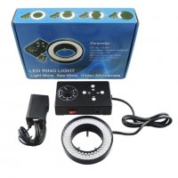 Пръстеновидна LED лампа за обектив на камера и микроскоп , снимка 10 - Друга електроника - 25949757