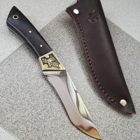 Ръчно изработен ловен нож от марка KD handmade knives ловни ножове , снимка 1 - Перални - 32579062
