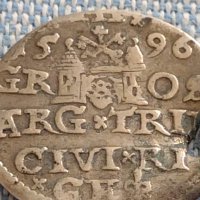 Сребърна монета 3 Гроша 1596г. Сигизмунд трети Рига 13697, снимка 7 - Нумизматика и бонистика - 42930117