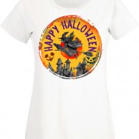 Дамска тениска Halloween 08,Halloween,Хелоуин,Празник,Забавление,Изненада,Обичаи,, снимка 3 - Тениски - 38146600