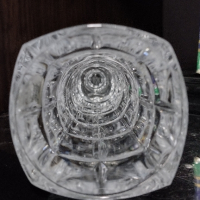 Кристална ваза d'Arques  France. Височина 17 см. , снимка 3 - Вази - 44852805