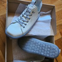 Кожени сникърси (обувки) с връзки и букви, снимка 3 - Дамски ежедневни обувки - 43021061
