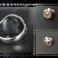 Unisex стоманен пръстен Stainless Steel 316L, снимка 9 - Пръстени - 28358837