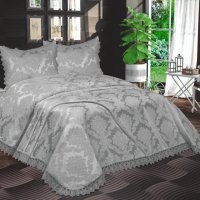 Луксозни покривки за легло с долен чаршаф и 4 калъфки, снимка 7 - Спално бельо - 42961157