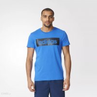 adidas Sports Essentials Linear T-shirt - страхотна мъжка тениска, снимка 2 - Тениски - 32997360