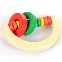 Бебешки дрънкалки , Дървени играчки монтесори 4бр комплект идеален за подарък в красива кутия, снимка 2 - Дрънкалки и чесалки - 43895168