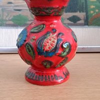 Винтидж керамична ваза West Germany , снимка 4 - Антикварни и старинни предмети - 43473627