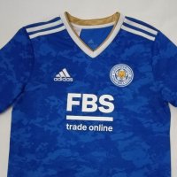 Adidas Leicester City FC Home Jersey оригинална тениска ръст до 164см, снимка 2 - Детски тениски и потници - 39881490