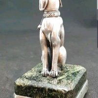 Сребърно куче Фаберже Уникат!!!Окончателна цена., снимка 5 - Антикварни и старинни предмети - 26742107