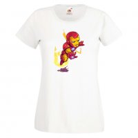 Дамска тениска Marvel Iron Man Игра,Изненада,Подарък,Геймър,, снимка 1 - Тениски - 36748013