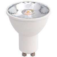 LED лампа луничка 6W, GU10, 2700K, 220V-240V AC, 15°, Топла светлина, Ultralux - LZ10627, снимка 1 - Лед осветление - 40870845